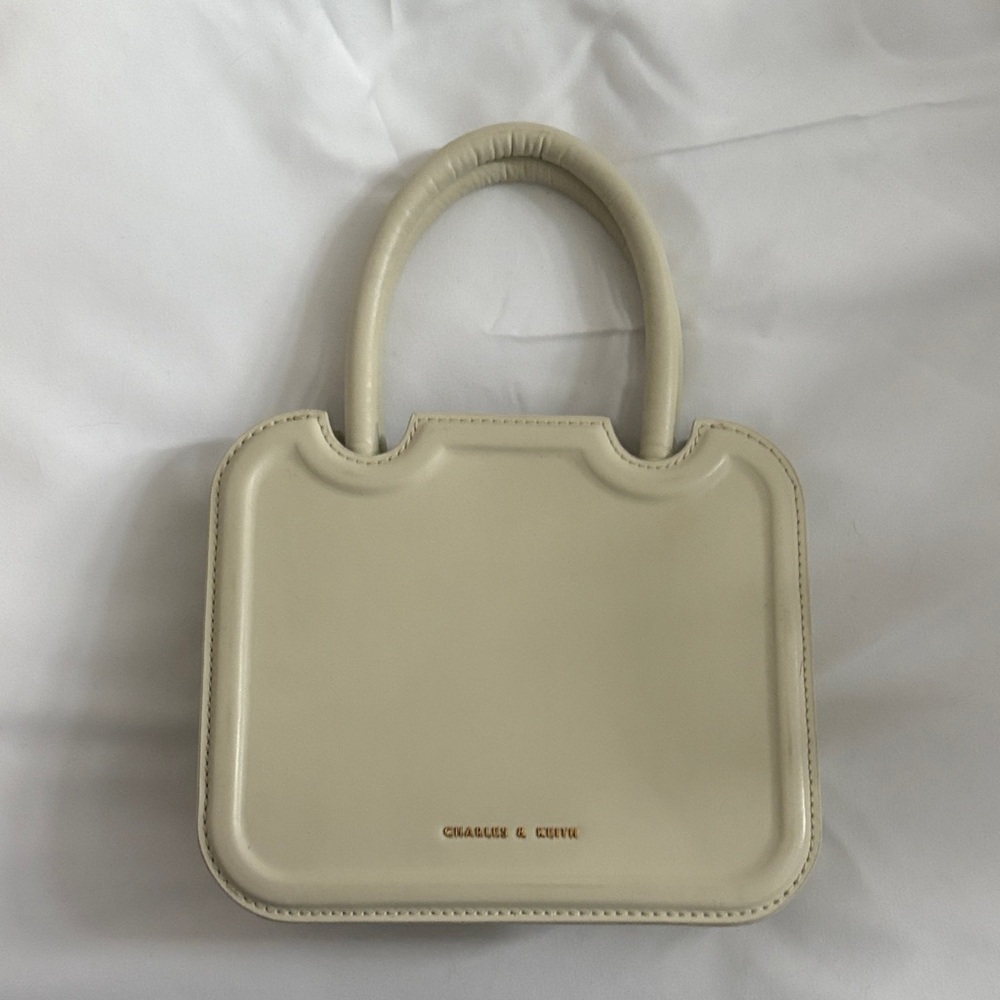 Charles & Keith Beige Mini Bag